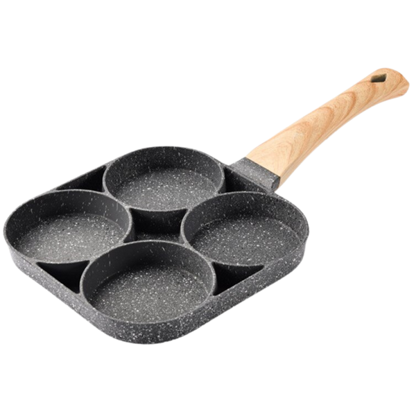 Premium Nonstick Frying Pan With Split Design For Quick Multi Dish Cooking