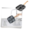 Premium Nonstick Frying Pan With Split Design For Quick Multi Dish Cooking