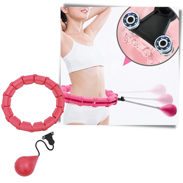 Weighted Waist Hoop For Fat Burning And Toning Adjustable Fitness Hoop