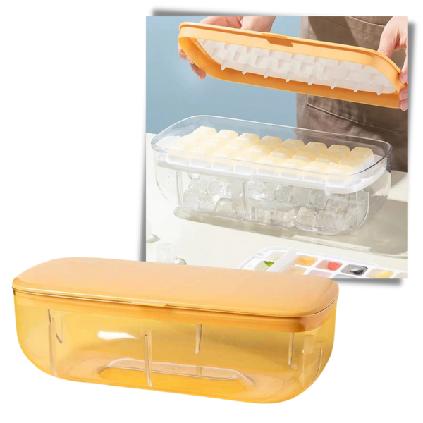 Premium Silicone Ice Cube Tray With Generous Capacity For Large Batches