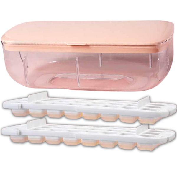 Premium Silicone Ice Cube Tray With Generous Capacity For Large Batches
