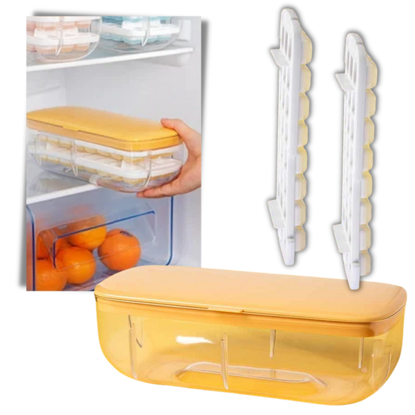 Premium Silicone Ice Cube Tray With Generous Capacity For Large Batches