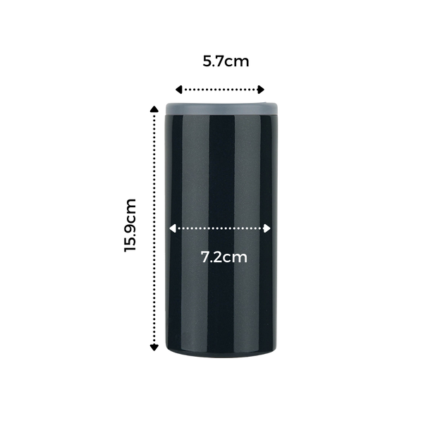 Premium Vacuum-Insulated Can Cooler Keeps Cans Cold On The Go