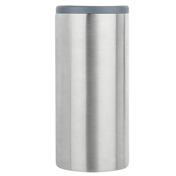 Premium Vacuum-Insulated Can Cooler Keeps Cans Cold On The Go
