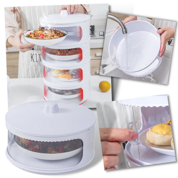 Insulated Stackable Food Storage Containers Keeps Food Fresh