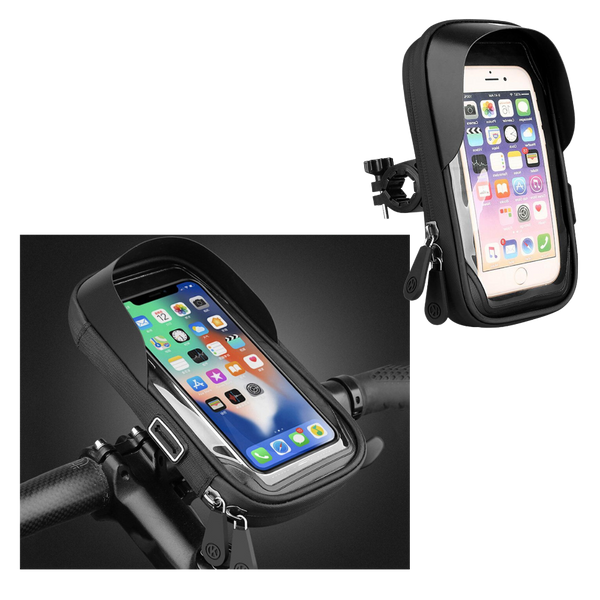 Bicycle Phone Holder With Secure Grip And Quick Install