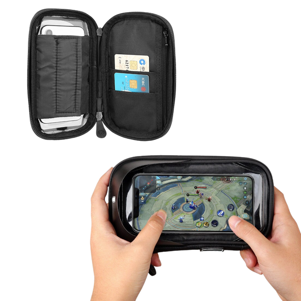 Bicycle Phone Holder With Secure Grip And Quick Install