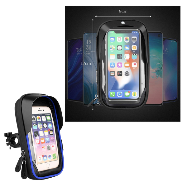 Bicycle Phone Holder With Secure Grip And Quick Install