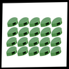 Set Of 20 Leaf Shaped Adhesive Clips For Climbing Plants With Neat Support