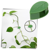 Set Of 20 Leaf Shaped Adhesive Clips For Climbing Plants With Neat Support