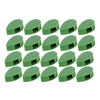 Set Of 20 Leaf Shaped Adhesive Clips For Climbing Plants With Neat Support