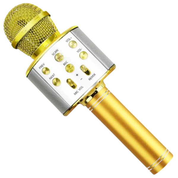 Premium Karaoke Microphone With Bluetooth And Noise Reduction Portable