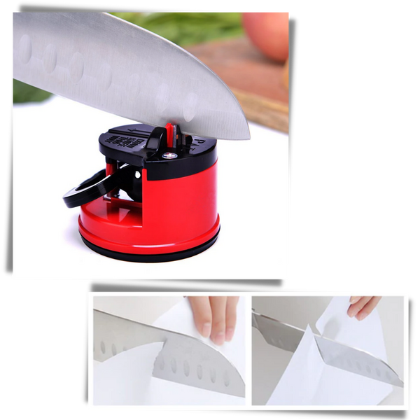 Elite Knife Sharpener For Kitchen Use Delivers Safe Effortless Sharpness