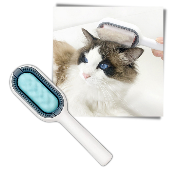 Premium Pet Deshedding Brush for Gentle Grooming and Knot Removal