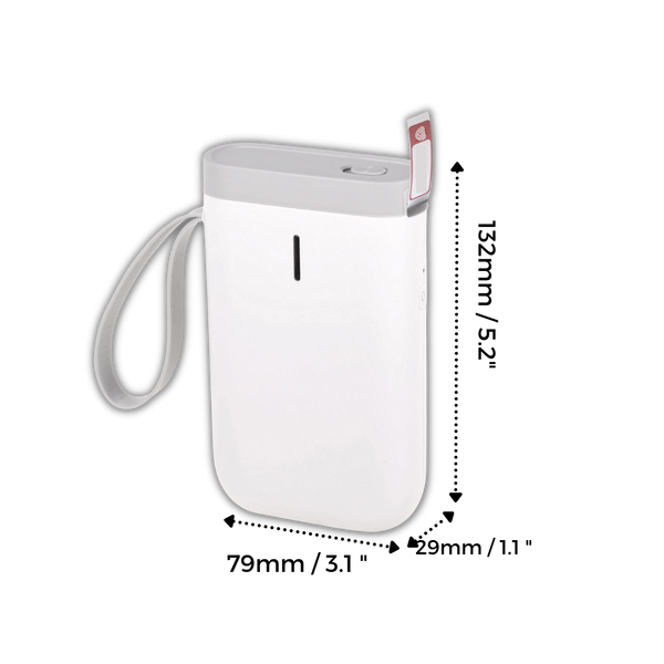 Portable Label Printer With High Capacity Battery For On The Go Labeling
