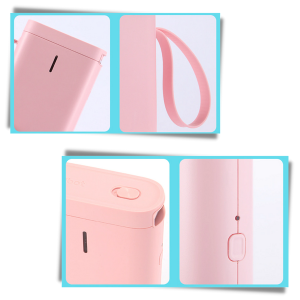 Portable Label Printer With High Capacity Battery For On The Go Labeling