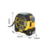 3-In-1 Laser Tape Measure With Accurate Readings And Self Lock