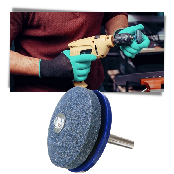 Premium Rotary Lawn Mower Blade Sharpener Kit For Fast Easy Sharpening