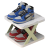 Multi Tier Space Saving Shoe Organizer Rack For Efficient Closet Storage
