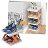 Multi Tier Space Saving Shoe Organizer Rack For Efficient Closet Storage