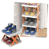 Multi Tier Space Saving Shoe Organizer Rack For Efficient Closet Storage