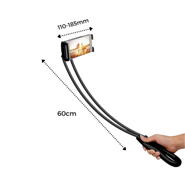 Neck Mount Phone Holder For Hands Free Viewing And Easy Access
