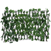 Expandable Artificial Plant Fence for Privacy and UV Protection