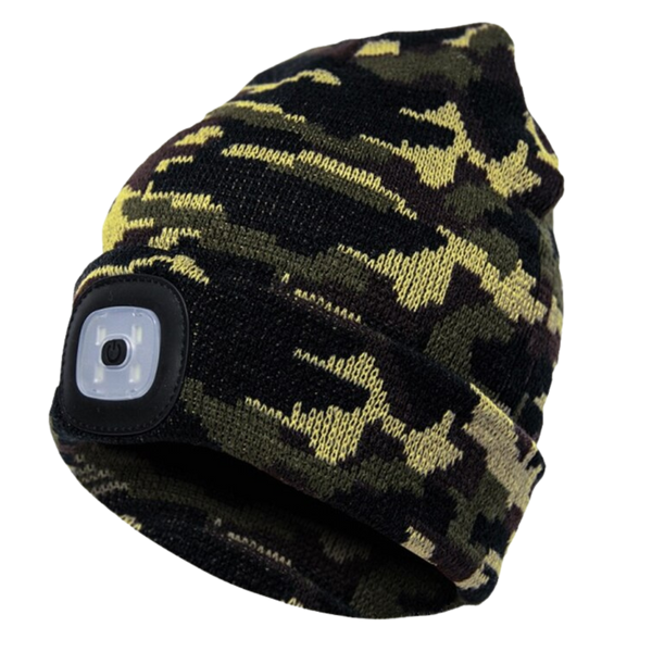 LED Beanie With Hands Free Light For Warmth All Year Round