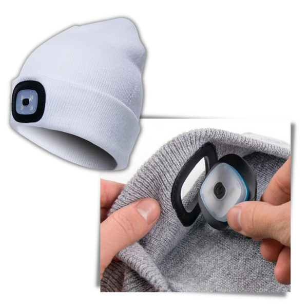 LED Beanie With Hands Free Light For Warmth All Year Round