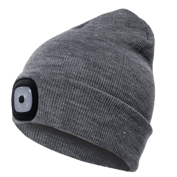 LED Beanie With Hands Free Light For Warmth All Year Round