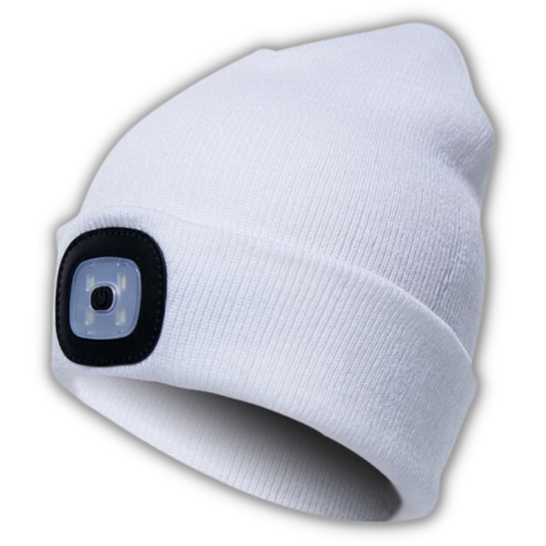 LED Beanie With Hands Free Light For Warmth All Year Round
