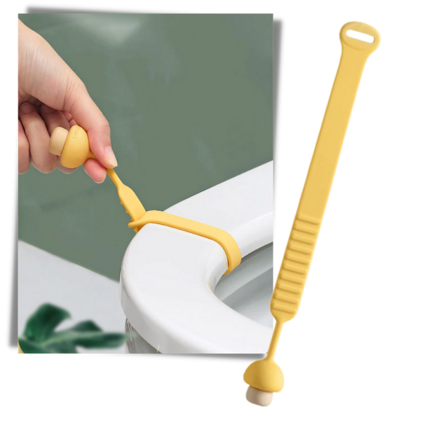 Premium Silicone Toilet Seat Lifter Two Pack to Improve Hygiene