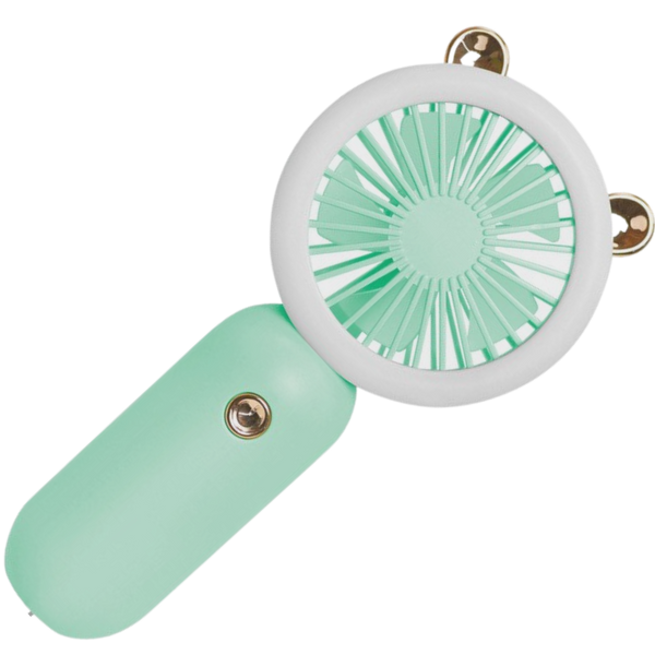 Portable USB Handheld Fan With LED Light For Quick Cooling
