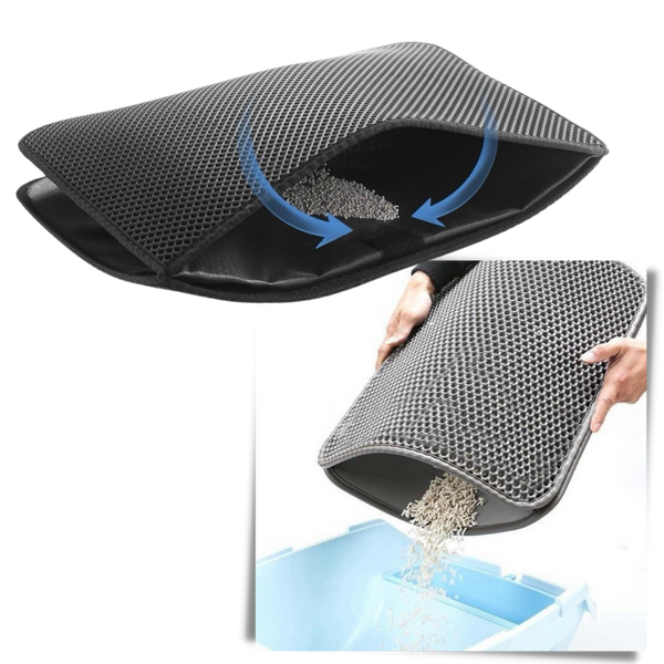 Waterproof Pet Litter Mat Keeps Floors Clean And Easy Cleanup