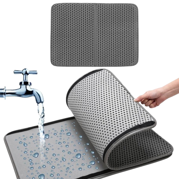 Waterproof Pet Litter Mat Keeps Floors Clean And Easy Cleanup