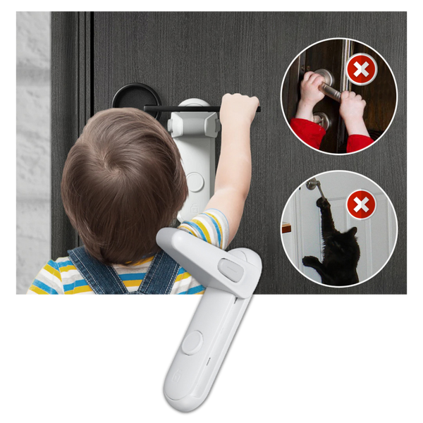 Door Handle Safety Lock For Childproofing And Home Security