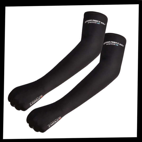 Arm Length Sun Protection Gloves With Breathable Anti Slip Grip