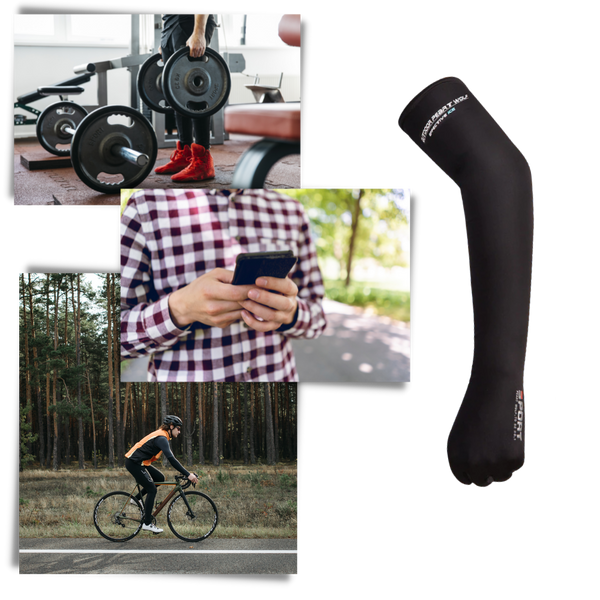 Arm Length Sun Protection Gloves With Breathable Anti Slip Grip