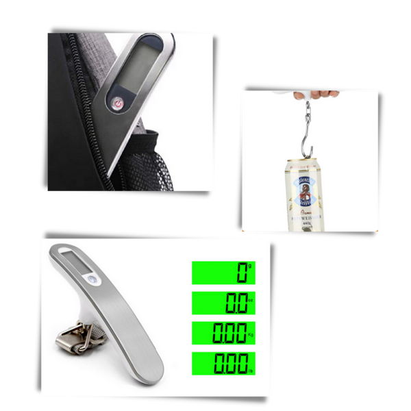 Compact Luggage Scale For Precise Weight Readings During Travel