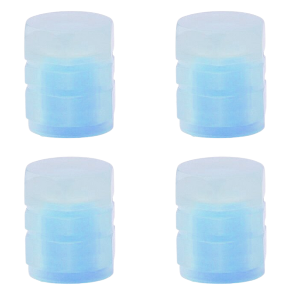 Luminous Valve Caps For Cars Pack Of 4 Enhance Nighttime Valve Visibility