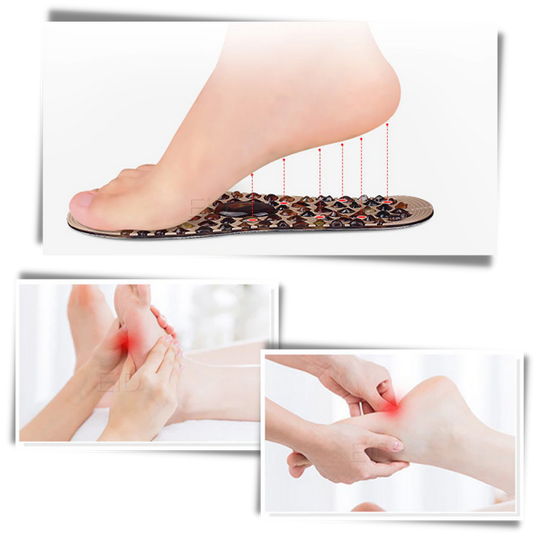 Cobble-Style Massaging Insole Delivers Pain Relief And Posture Support