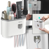 Automatic Toothbrush and Toothpaste Dispenser Rack for Hygienic Storage
