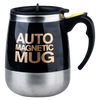 Premium Self-Stirring Stainless Steel Mug For On-The-Go Coffee