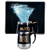 Premium Self-Stirring Stainless Steel Mug For On-The-Go Coffee
