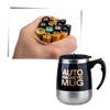 Premium Self-Stirring Stainless Steel Mug For On-The-Go Coffee