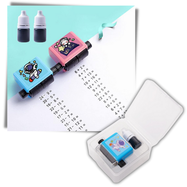Arithmetic Drill Stamp For Quick Maths Practice Portable Learning Aid