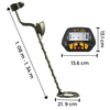 Waterproof Metal Scanner With Digital Display For All Metals