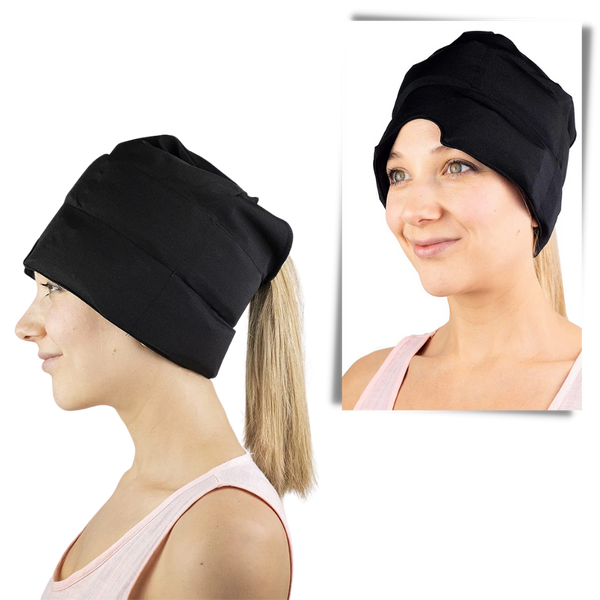 Migraine Relief Cap With Hot And Cold Therapy For Headache Pain