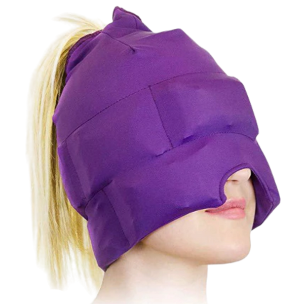 Migraine Relief Cap With Hot And Cold Therapy For Headache Pain