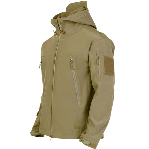 Tactical Jacket With All Weather Windproof And Waterproof Protection